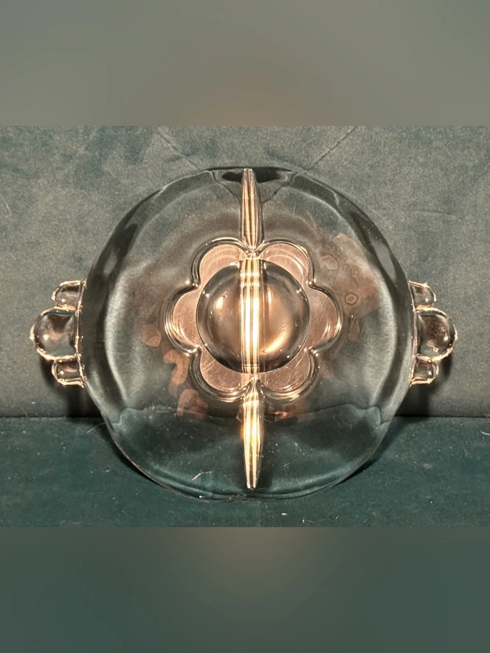 Vintage “Glow Glass” Trinket/Candy/Relish Dish